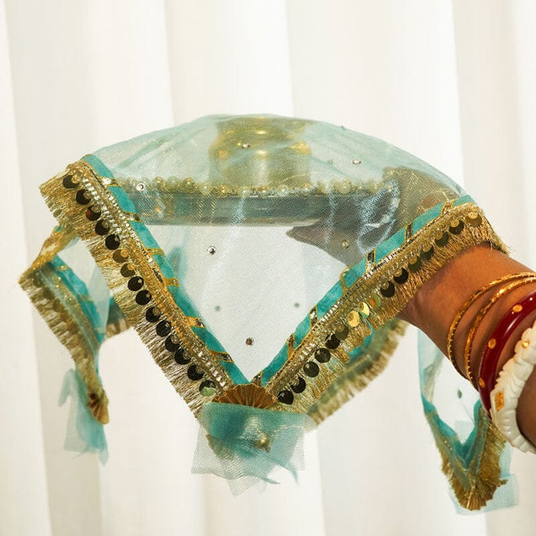 Fresco Mint Green Thali Cover