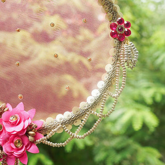 Rosy Elegance Seive for Karwa Chauth