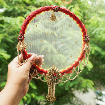 Dulhan Red Seive for Karwa Chauth