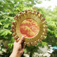 Red & Golden Beaded Seive For Karwa Chauth