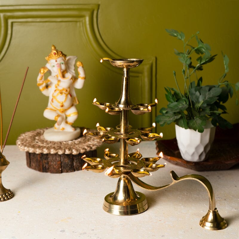 Handcrafted Brass Arti Diya