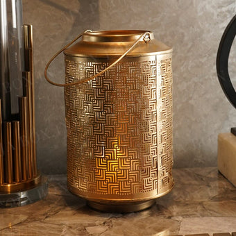 Adorning Meander Design Lantern