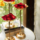 Mini Scallop Floral Diya Urli with Stand