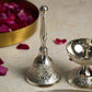 Decorative Silver Pooja Thali (Set of 7)