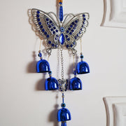 Handcrafted Butterfly Evil Eye Wall Hanging