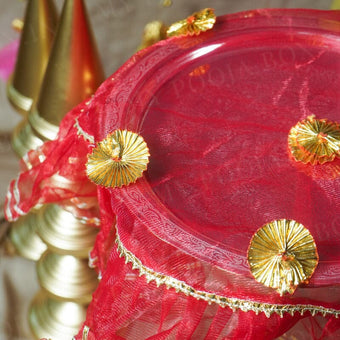 Rajshahi Royal Red Thali Cover