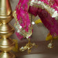 Royal Zari Vibrant Pink Thali Cover