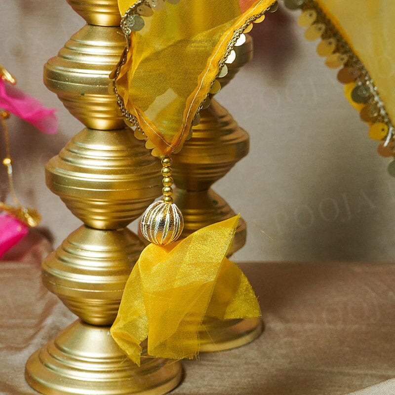Mah-e-Noor Yellow Thali Cover