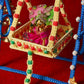 Blue Beige Crochet Krishan Jhula
