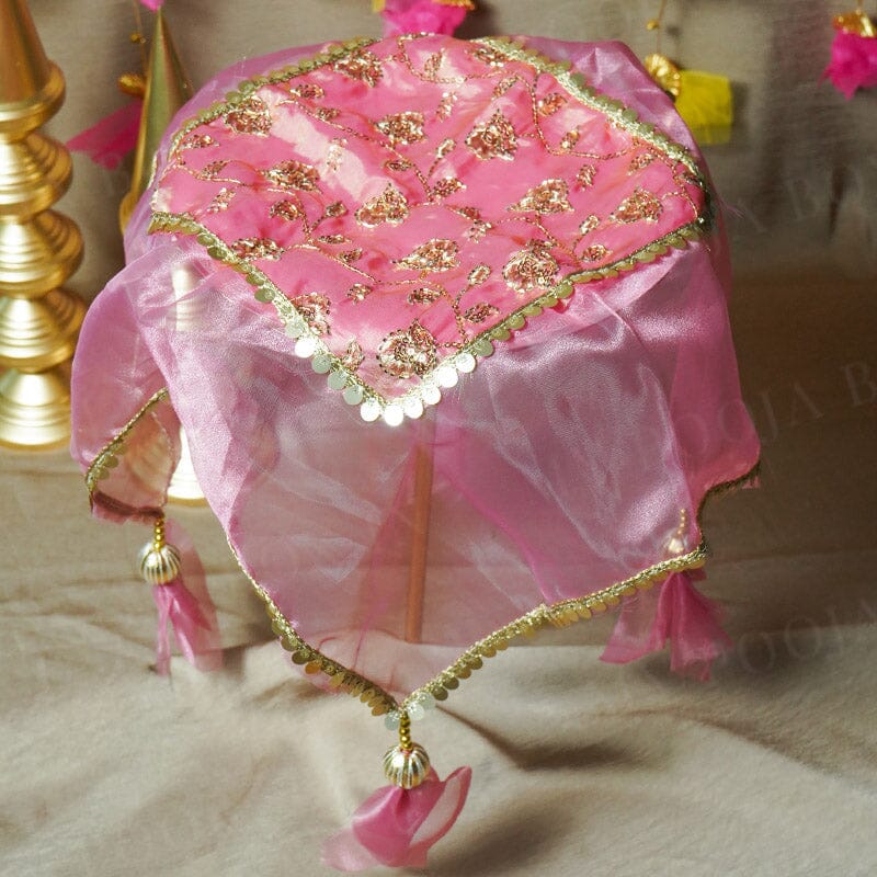 Mah-e-Noor Peach Thali Cover