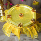 Chandramukhi Yellow Thali Cover