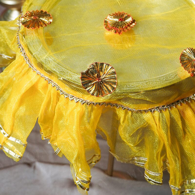 Chandramukhi Yellow Thali Cover