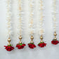 Artificial Jasmine And Gotapati Roses Decorative Backdrop