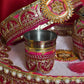 Mumtaz Meher Karwa Chauth Thali Set with Cover