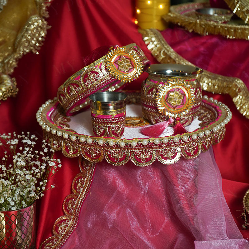 Mumtaz Meher Karwa Chauth Thali Set