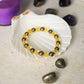 Citrine & Pyrite Natural Crystal Healing Bracelet