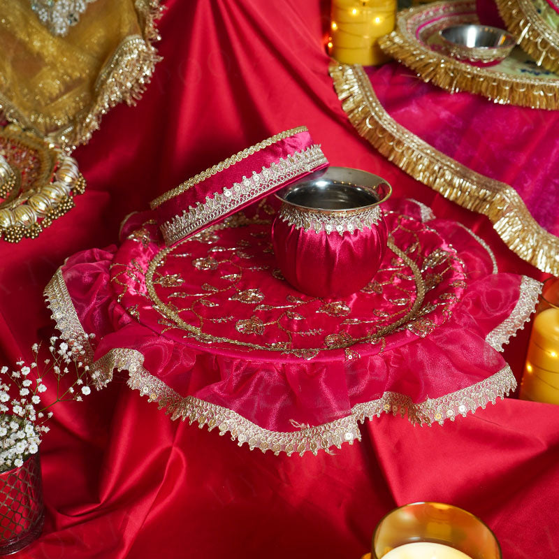 Radha Rani Karwa Chauth Thali Set