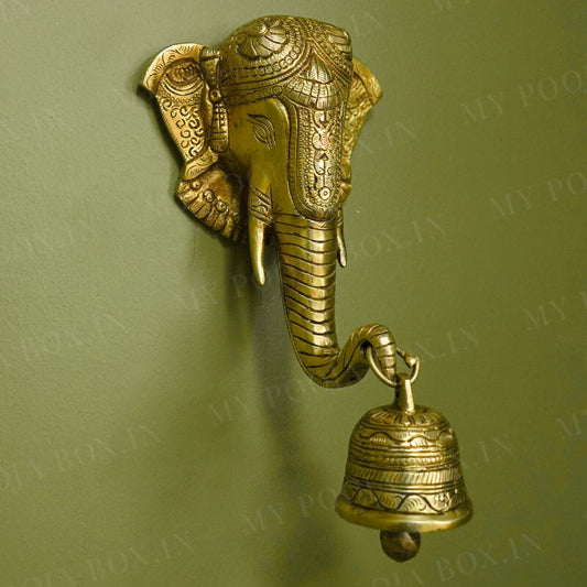 Eternal Ganesha Hanging With Bell