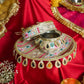 Braj Rani Mirror Karwa Chauth Thali Set