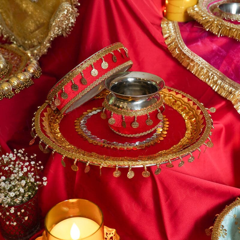 Rajwada Noor Karwa Chauth Thali Set