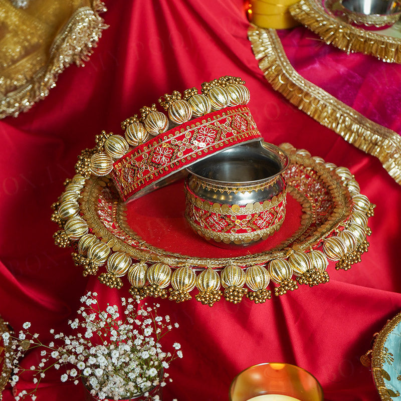 Maharani Shringar Karwa Chauth Thali Set