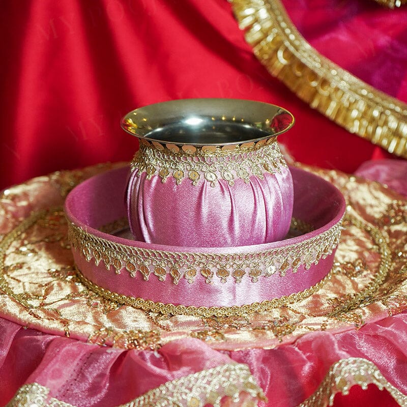 Nazakat Karwa Chauth Thali Set with Cover