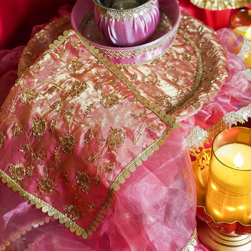 Nazakat Karwa Chauth Thali Set with Cover