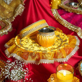 Surajmukhi Karwa Chauth Thali Set