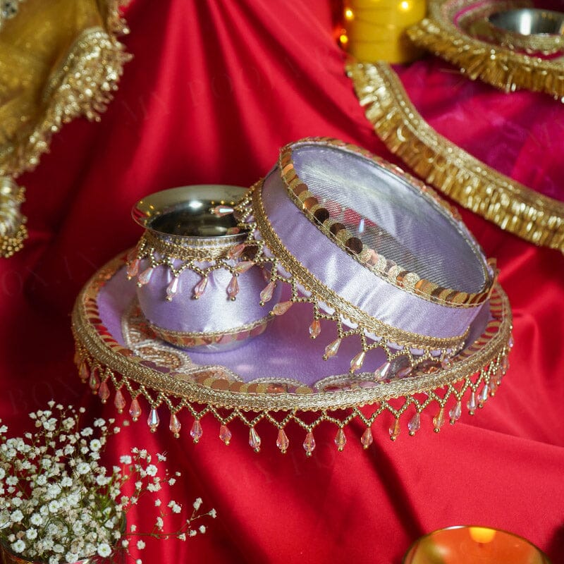 Gul Bahar Karwa Chauth Thali Set
