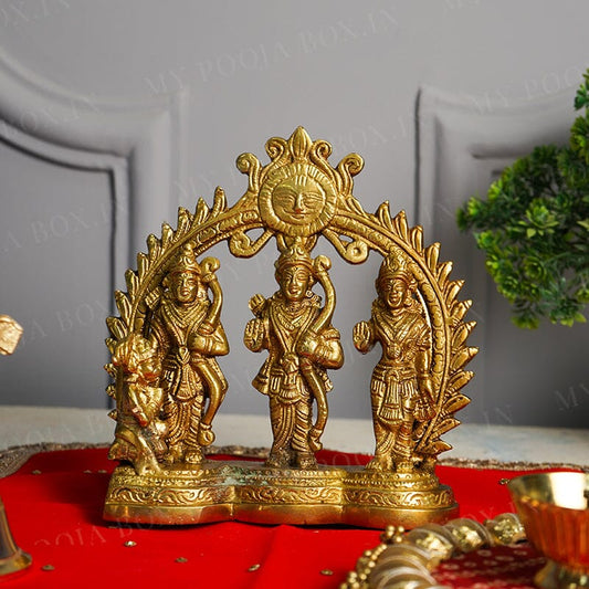 Handcrafted Brass Ram Darbar Idol