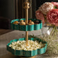 Traditional Layer Mint Green Urli/Dessert Stand