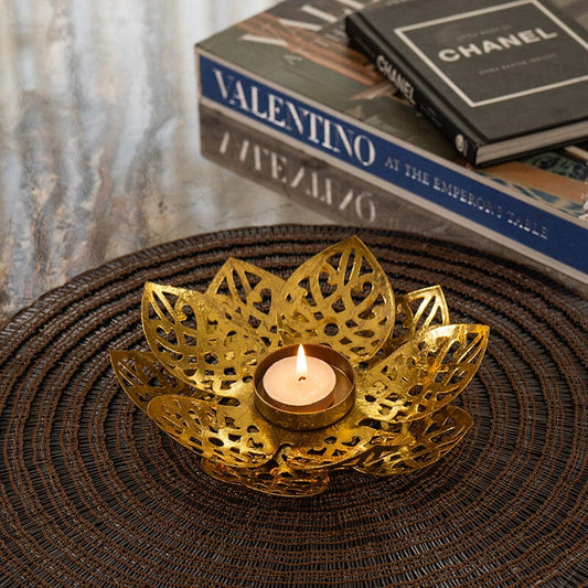 Sabiha Lotus T-light Candle Holder
