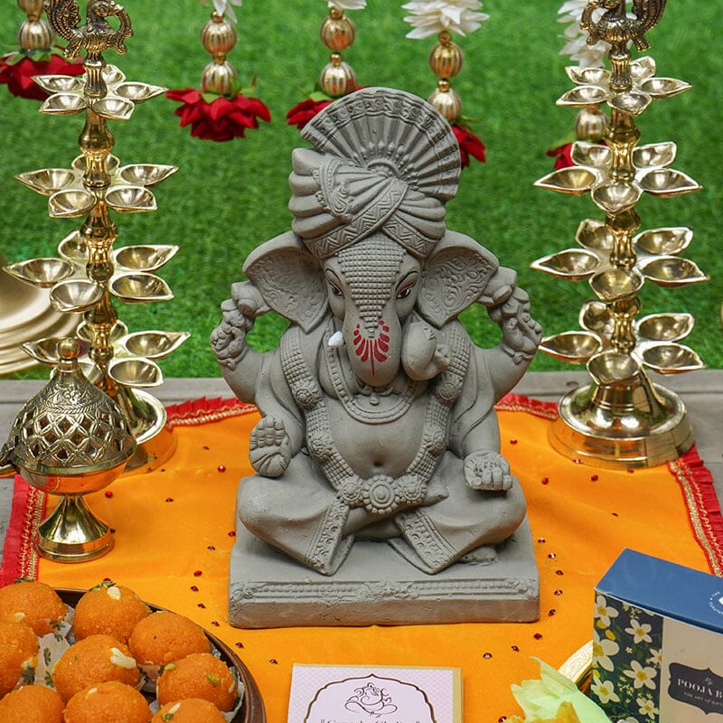 10INCH Devavrata Eco-Friendly Ganpati | Plant-A-Ganesha
