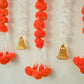 Artificial Jasmine Flower And Orange Marigold Backdrop Decoration