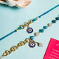 Evil Eye Charm Bhaiya Bhabhi Bracelet Rakhi