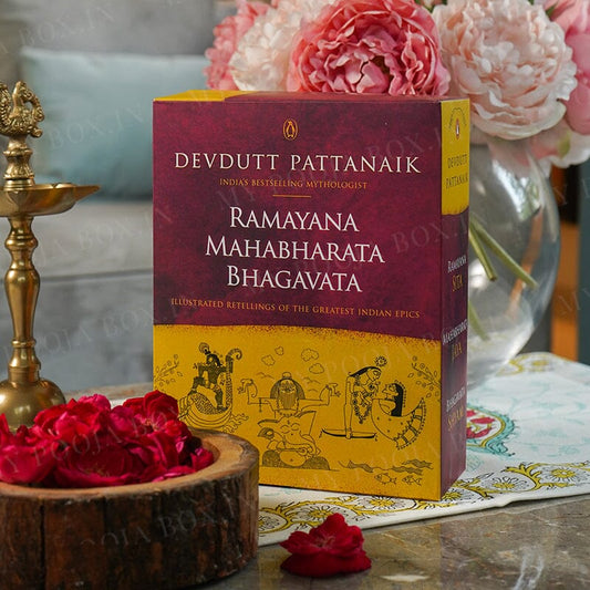 Ramayana Mahabharata Bhagvata Coffee Table Book By Devdutt Pattanaik