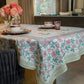 Floral Hues Block Printed Table Cover