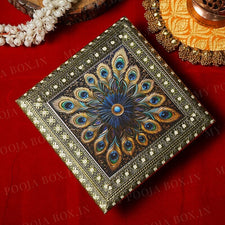 Floral Pattern Designer Wooden Chowki