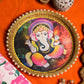 Ganpati Colorful Pooja Thali 8INCH
