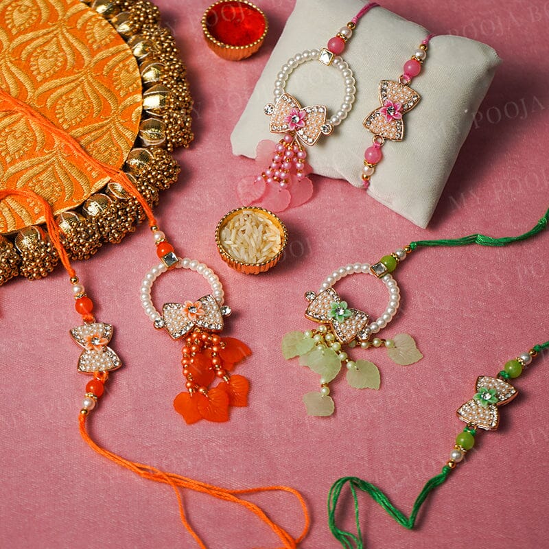 Radiant Bow Zarkan Bhaiya Bhabhi Rakhi