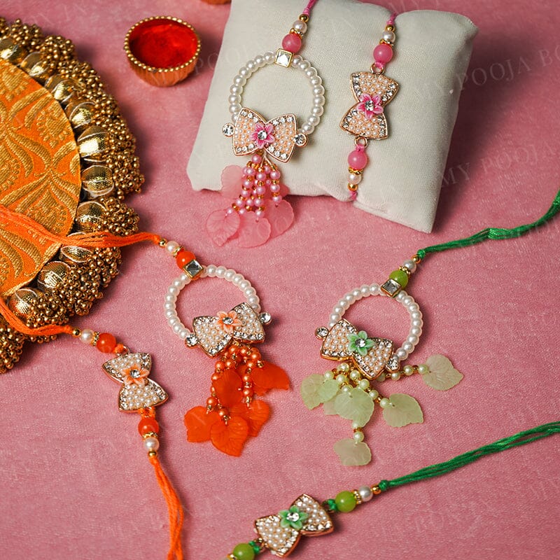 Radiant Bow Zarkan Bhaiya Bhabhi Rakhi