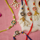 Floral Delight Bhaiya Bhabhi Rakhi
