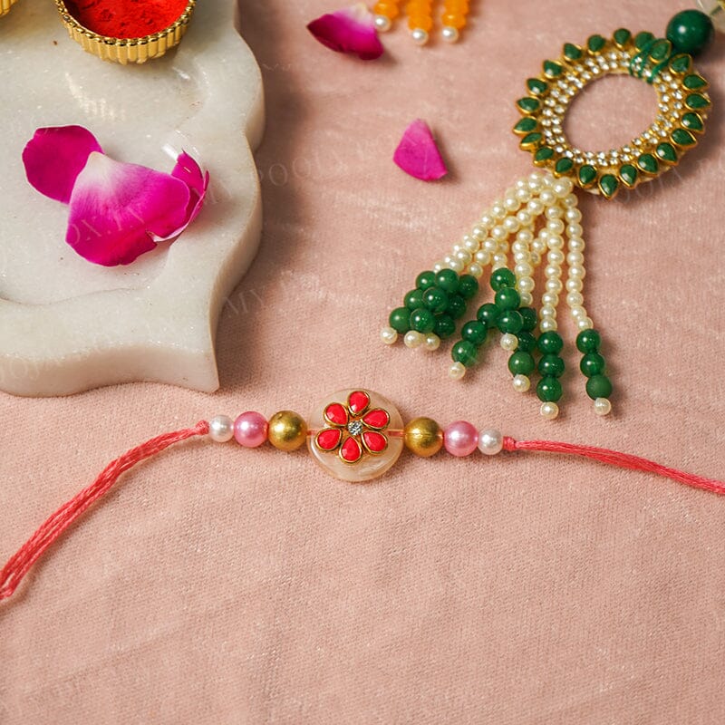 Pearl Elegance Bhaiya Bhabhi Rakhi