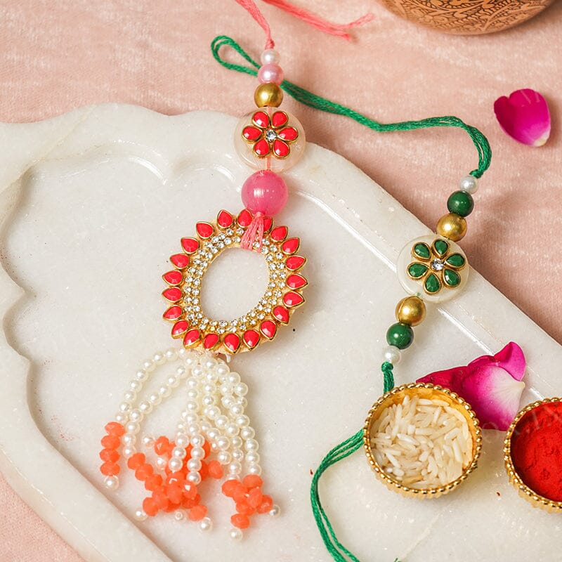 Pearl Elegance Bhaiya Bhabhi Rakhi