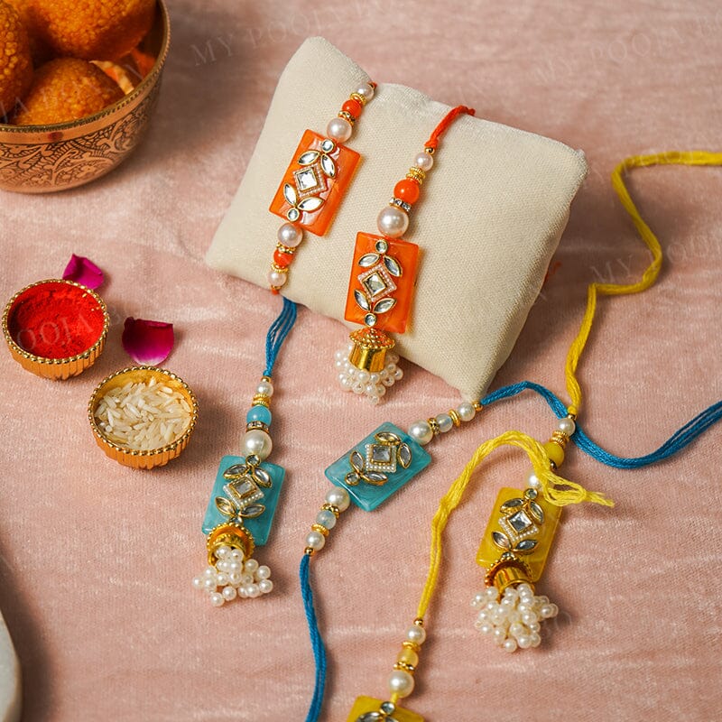 Pearl Brilliance Bhaiya Bhabhi Rakhi