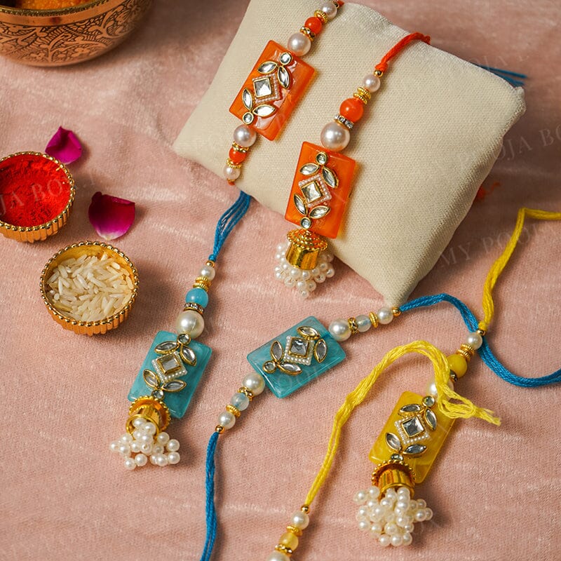 Pearl Brilliance Bhaiya Bhabhi Rakhi