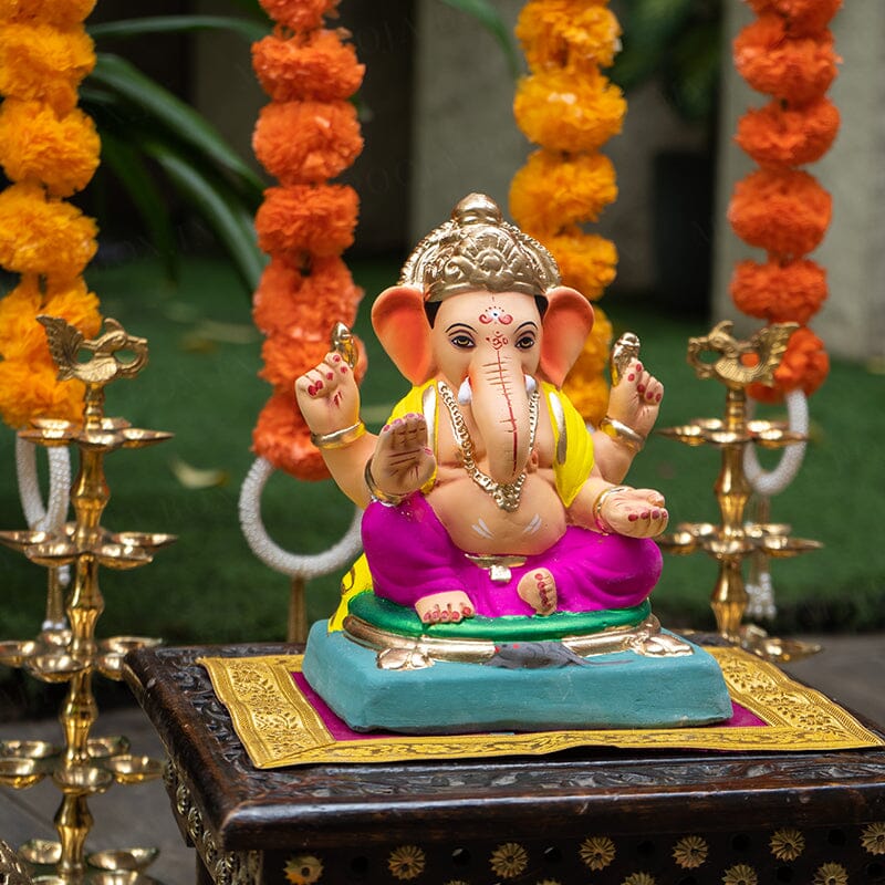 8INCH Eco-Friendly Heramba Ganpati | Plant-A-Ganesha