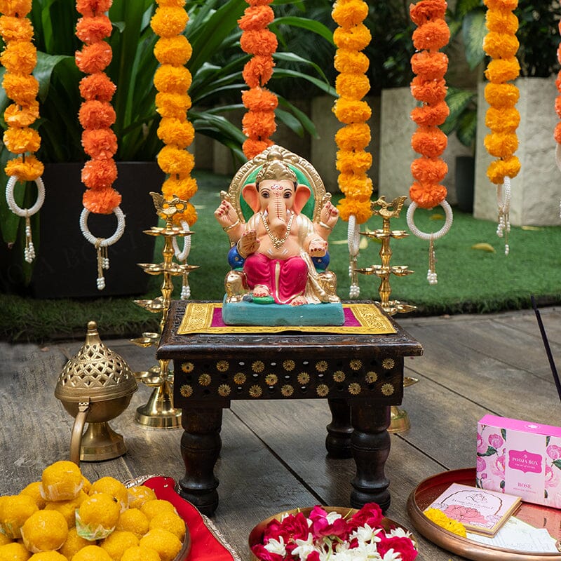 8INCH Eco-Friendly Lalbaugcha Raja Ganpati | Plant-A-Ganesha