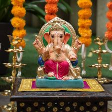 8INCH Eco-Friendly Lalbaugcha Raja Ganpati | Plant-A-Ganesha