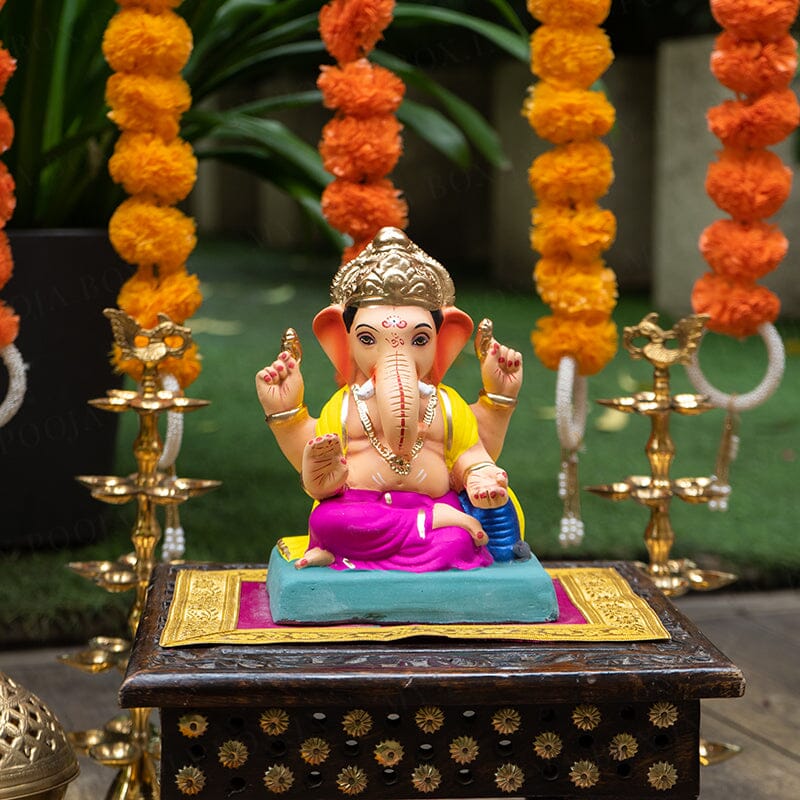 8INCH Eco-Friendly Shivrekar Ganpati | Plant-A-Ganesha